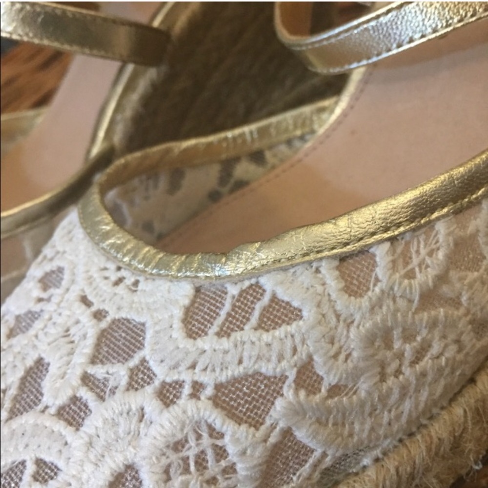 Anthropologie Espadrille Wedge Shoes SZ 7 - Picture 6 of 7